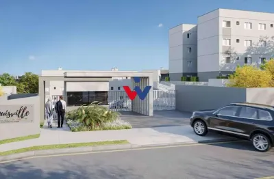 Apartamento com 2 dormitórios à venda,41.29 m , almirante tamandare - pr