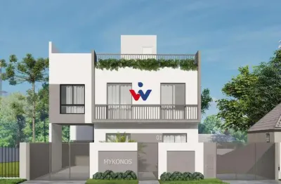 Prontos para morar  sobrados com terraço e 3 quartos no xaxim.  627.000,00