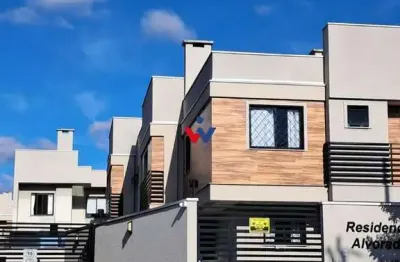 Sobrado à venda em condomínio fechado  uberaba, curitiba pr  3 dorms e 2 vagas