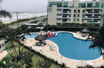 Apartamento beira-mar em matinhos por r 1,25 mi  3 quartos, mobiliado e vista incrível