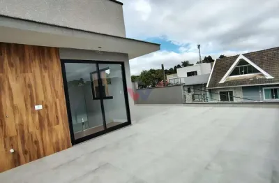 Lindo sobrado moderno com 3 dormitórios e terraço no bairro cachoeira  barreirinha, curitiba