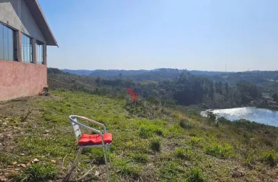 Chácara à venda em são josé dos pinhais  casa ampla, vista para lago e natureza