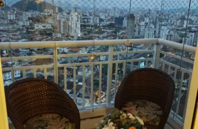 Apartamento no acqua play em santos – vista livre e porteira fechada.