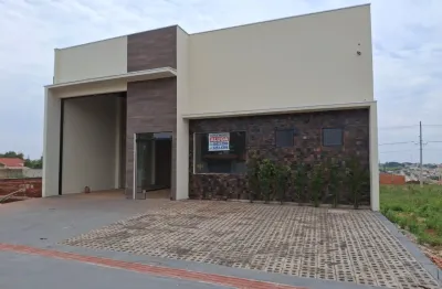 Barracão comercial novo 242m² para locação em cambé/pr - jd. alto da colina