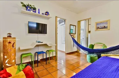 Apartamento para venda em santos, aparecida, 1 dormitório, 1 banheiro, 1 vaga