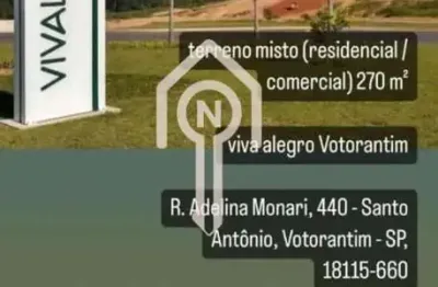 Terreno à venda na Vila Santo Antônio, Votorantim 