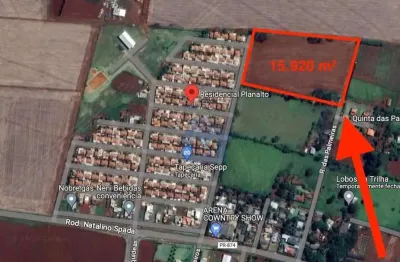 Área em santa terezinha de itaipu, ao lado do bairro planalto!