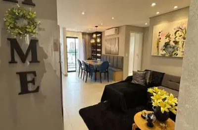 Apartamento novo mobiliado e decorado, 1 suíte e 1 quarto, na av. paraná!