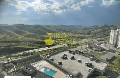 Apartamento nunca habitado à venda, vista exuberante, 2 quartos, 44m2, residencial jardim mariana -