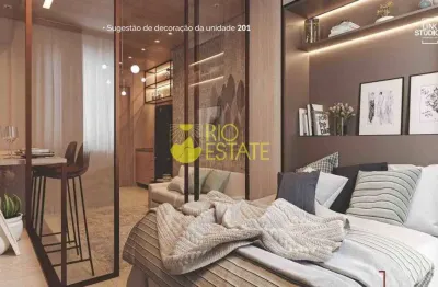 Flat com 1 dormitório à venda, 24 m² por r$ 180.000,00 - jardim belvedere - volta redonda/rj
