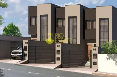 Casa nova 2 quartos (suítes), 78m2, bairro de fátima -- volta redonda/rj