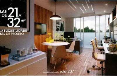 Sala com vaga, 24m2, vila santa cecília -- volta redonda/rj
