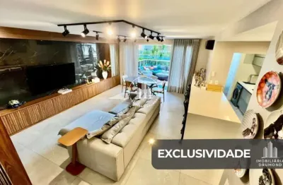 Apartamento com piscina e 2 quartos e suítes na pedra branca - plc