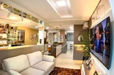 Apartamento com 2 quartos, sendo 1 suíte no centro - palhoça - plc