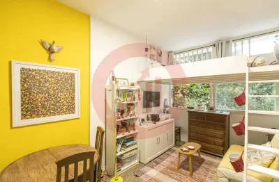 Kitnet / stúdio à venda na rua hermenegildo de barros, glória, rio de janeiro, 23 m2 por r$ 339.000