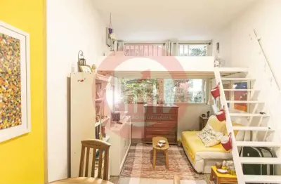 Kitnet / stúdio à venda na rua hermenegildo de barros, glória, rio de janeiro, 23 m2 por r$ 339.000