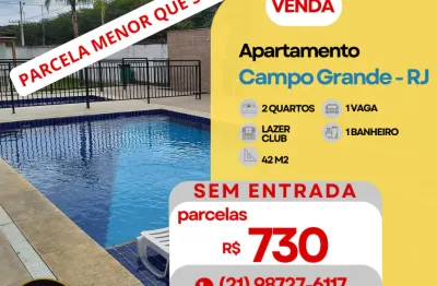 Apartamento com 2 quartos à venda na Avenida Brasil, 48677, Campo Grande, Rio de Janeiro