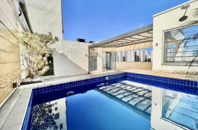 Cobertura duplex cinematográfica totalmente reformada piscina e churrasqueira privativa visite