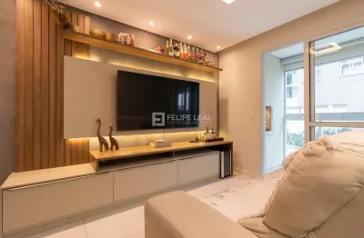 Lindo apartamento com 02 dormitórios (01 suíte) no centro de são josé/sc 