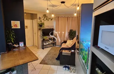 Apartamento a venda de 02 dormitórios toda mobília planejada no bairro aririú em palhoça-sc