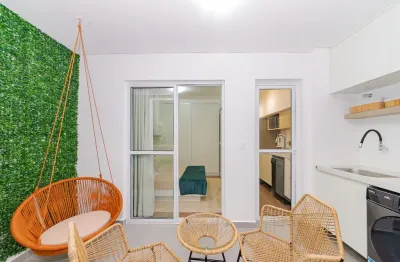 Studio com sacada super ampla e linda vista - campanha promocional