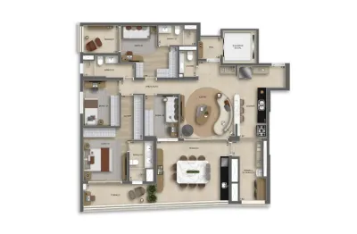 The Grand Padre Adelino | Apartamento 155 m² | Andar Alto | Excelente Preço