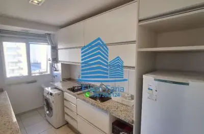 Apartamento locação 50m² repleto de planejados 18 do forte alphaville tamboré 1 suíte, 2 salas, 1 banheiro, 1 vaga
