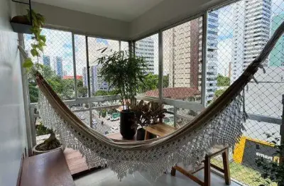 Jaqueira 3 quartos 1 suíte 128m² varanda totalmente reformado decorado 1vga