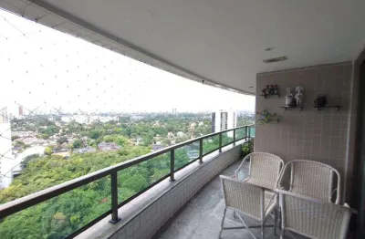 Poço da panela 4 suítes 196m² nascente  mobiliado andar alto lazer completo 3 vgs