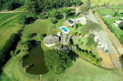 Chácara com 5 dormitórios à venda, 24200 m² por r$ 6.000.000,00 - jardim são domingos - maringá/pr