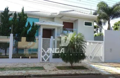 Sobrado com 3 dormitórios, 254 m² - venda por r$ 1.600.000,00 ou aluguel por r$ 5.775,00/mês - jardim ipanema - maringá/pr