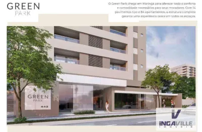 Apartamento com 2 dormitórios à venda, 63 m² por r$ 583.950,00 - zona 03 - maringá/pr