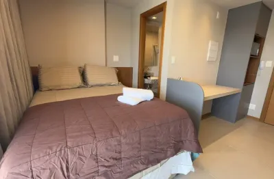 Studio com varanda para alugar 25m² - próximo à av. tancredo neves