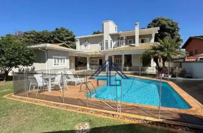 Casa com 5 dormitórios à venda, 465 m² por r$ 2.580.000,00 - parque res shambala - atibaia/sp