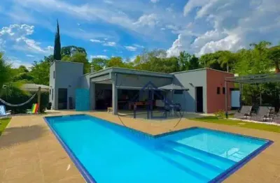 Chácara com 3 dormitórios à venda, 2090 m² por r$ 1.720.000 - ponte alta - atibaia/sp