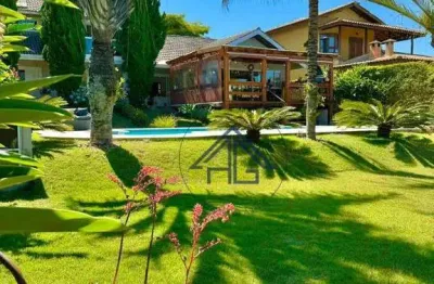 Chácara com 4 dormitórios à venda, 1360 m² por r$ 2.300.000,00 - condomínio novo horizonte - piracaia/sp