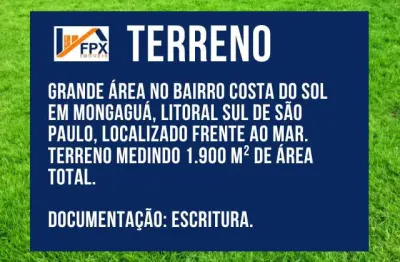 Terreno à venda no Balneário Costa Sol, Mongaguá 