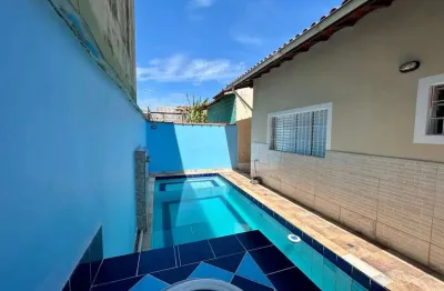 Casa para venda em itanhaém, bopiranga, 3 dormitórios, 3 suítes, 1 banheiro, 3 vagas