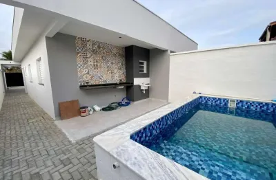 Casa para venda em itanhaém, jardim regina, 2 dormitórios, 1 suíte, 1 banheiro, 2 vagas