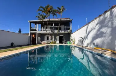 Casa para venda em itanhaém, jardim regina, 4 dormitórios, 2 suítes, 2 banheiros, 3 vagas