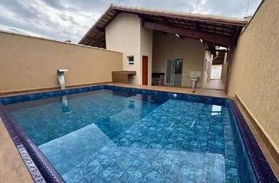 Casa para Venda em Itanhaém, Jardim Grandesp, 2 dormitórios, 1 suíte, 1 banheiro, 3 vagas