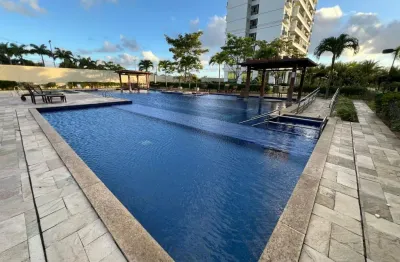 Alugo belíssimo apartamento mobiliado em ponta negra com 79m² em natal - rn.