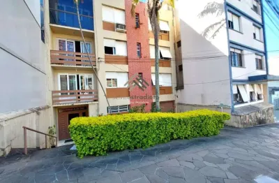 Apartamento à venda, no ed. mar del plata,  em santa maria, centro, com 1 quarto, 46,07m²
