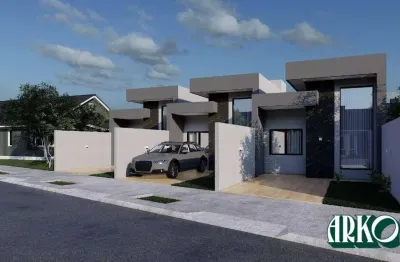 Casa com 2 dormitórios à venda, 64 m² por r$ 450.000,00 - tropical  - cascavel/pr