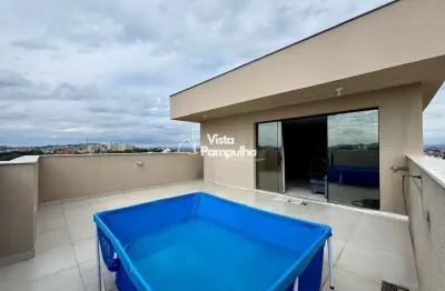 Cobertura com 4 quartos à venda - santa mônica | belo horizonte - r$ 797.000,00