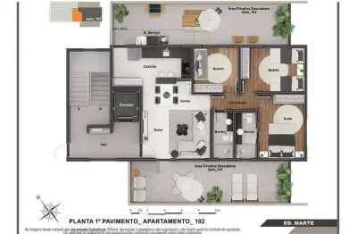 Apartamento 3 quartos para venda em sabará, ana lúcia, 3 dormitórios, 1 suíte, 2 banheiros, 2 vagas