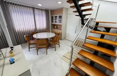 Cobertura para venda em belo horizonte, sagrada família, 2 dormitórios, 1 suíte, 2 banheiros, 2 vagas