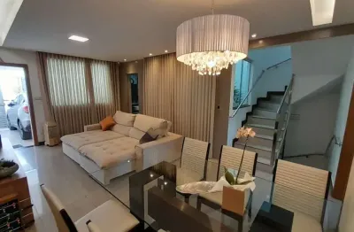 Casa geminada para venda em sabará, ana lúcia, 3 dormitórios, 1 suíte, 4 banheiros, 2 vagas