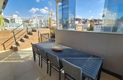 Cobertura para venda em belo horizonte, santa rosa, 3 dormitórios, 1 suíte, 3 banheiros, 3 vagas