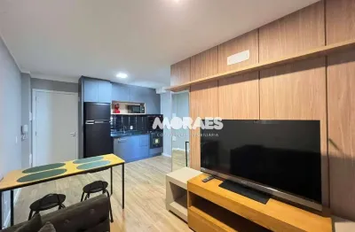 Apartamento mobiliado com 1 dormitório para alugar, 30 m² por r$ 3.200/mês - fly residence - bauru/sp